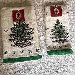 Spode Christmas Towel Set
